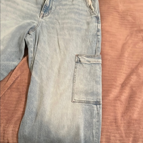 American Eagle Outfitters Light Blue Flare Jeans - Picture 6 of 8